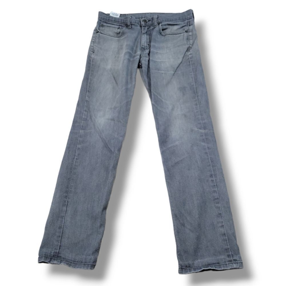 Levi's Jeans Size 32 W32"xL30" Levi's 511 Jeans Slim Fit Straight Leg Jeans Gray